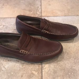 Flexi man’s shoes everyday comfort arch support flat Loafer size 10.5